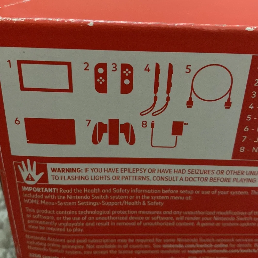 Nintendo Switch perfect condition barley used